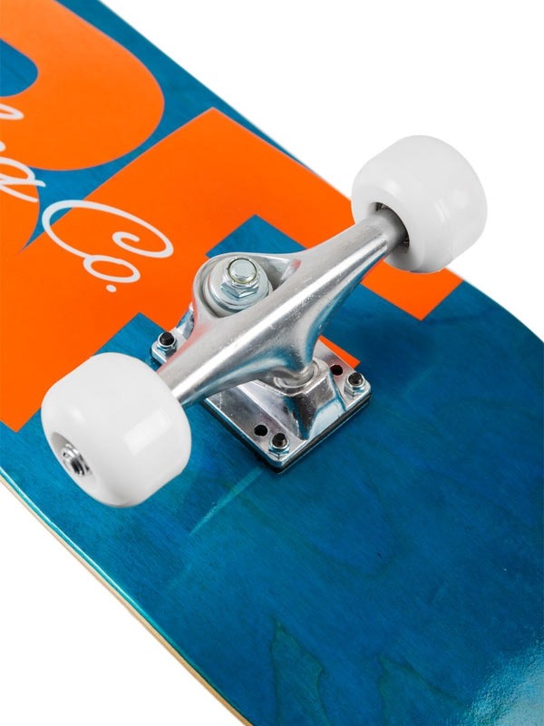 TBF Boarding Co Complete Double Kick Skateboard TBFBC (Blue)