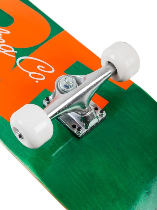 TBF Boarding Co Complete Double Kick Skateboard TBFBC (Green)