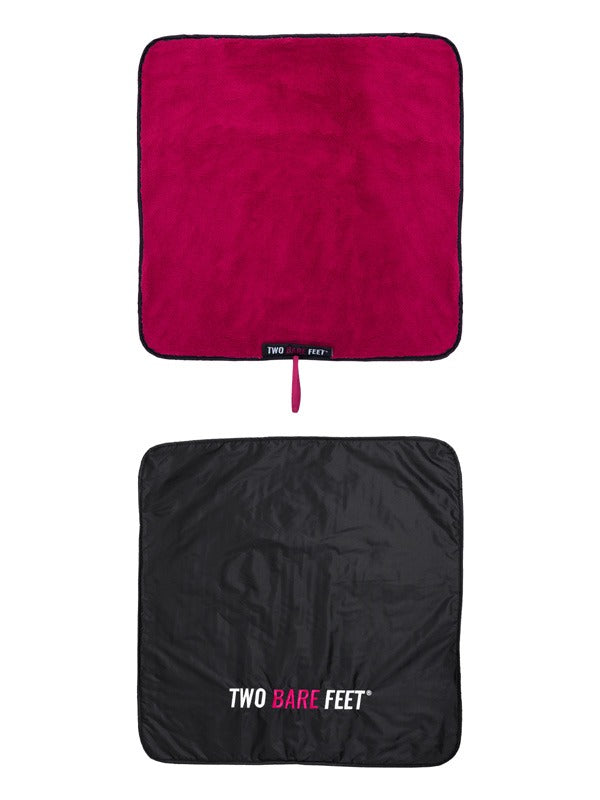 Two Bare Feet Weatherproof Changing Robe with Changing Mat (Teal/Raspberry)