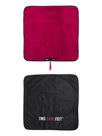 Two Bare Feet Kids Weatherproof Changing Robe with Changing Mat (Teal/Raspberry)