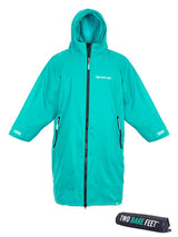 Two Bare Feet Weatherproof Changing Robe with Changing Mat (Teal/Teal)