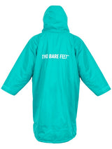 Two Bare Feet Kids Weatherproof Changing Robe with Changing Mat (Teal/Teal)