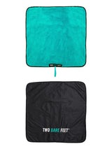 Two Bare Feet Kids Weatherproof Changing Robe with Changing Mat (Teal/Teal)