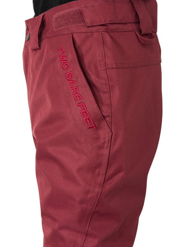 Two Bare Feet Terrain Adults 8K / 5K Snow Pant (Deep Burgundy)