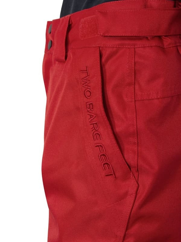 Two Bare Feet Terrain Adults 8K / 5K Snow Pant (Fire Red)