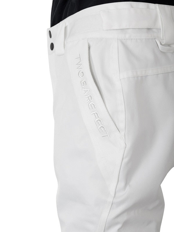 Two Bare Feet Terrain Adults 8K / 5K Snow Pant (Total White)