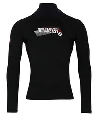 Two Bare Feet Adults Thermal Long Sleeve Rash Vest (Black)