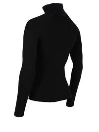 Two Bare Feet Adults Thermal Long Sleeve Rash Vest (Black)