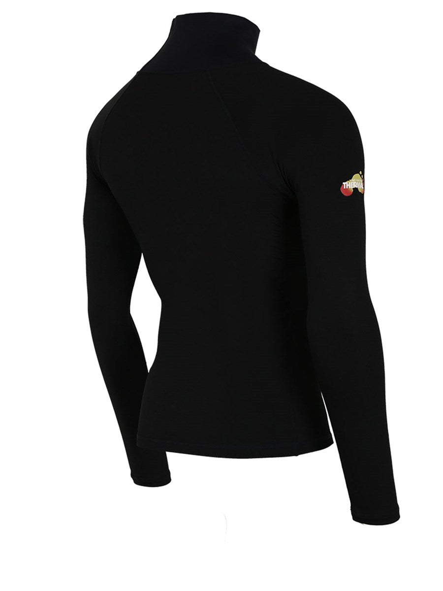 Two Bare Feet Adults Thermal Long Sleeve Rash Vest (Black)