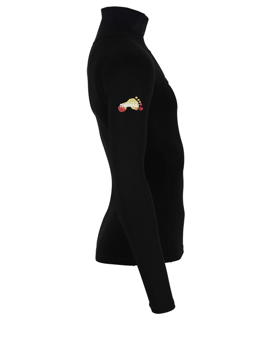 Two Bare Feet Adults Thermal Long Sleeve Rash Vest (Black)