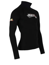 Two Bare Feet Adults Thermal Long Sleeve Rash Vest (Black)