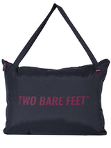 Two Bare Feet Weatherproof Tote Bag (Black/Raspberry)