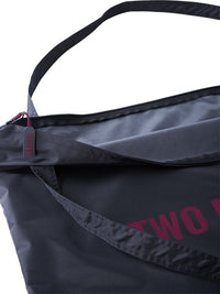 Two Bare Feet Weatherproof Tote Bag (Black/Raspberry)