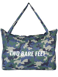 Two Bare Feet Weatherproof Tote Bag (Green Camo/Charcoal)