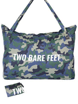 Two Bare Feet Weatherproof Tote Bag (Green Camo/Charcoal)