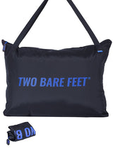 Two Bare Feet Weatherproof Tote Bag (Black/Blue)