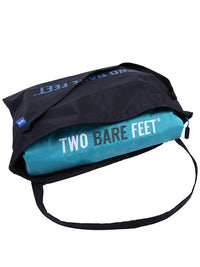Two Bare Feet Weatherproof Tote Bag (Black/Blue)