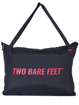 Two Bare Feet Weatherproof Tote Bag (Black/Red)