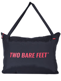 Two Bare Feet Weatherproof Tote Bag (Black/Red)