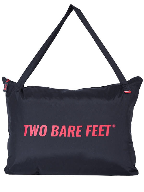 Two Bare Feet Weatherproof Tote Bag (Black/Red)