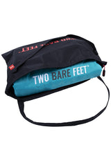 Two Bare Feet Weatherproof Tote Bag (Black/Red)
