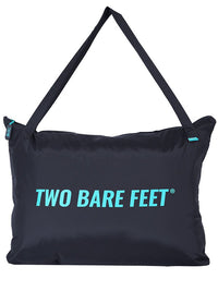 Two Bare Feet Weatherproof Tote Bag (Black/Teal)