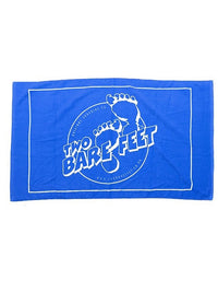 Two Bare Feet Classic Logo Beach Towel (Blue)
