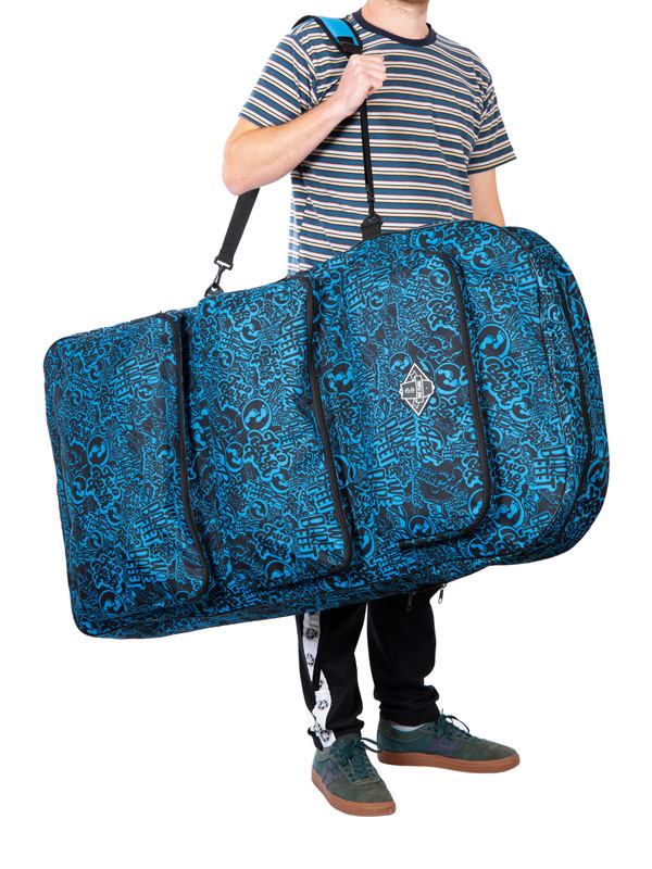44" Triple Bodyboard Bag (Blue Classic Pattern)