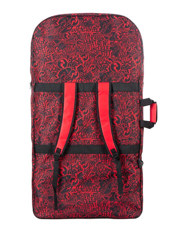 44" Triple Bodyboard Bag (Red Classic Pattern)