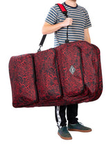 44" Triple Bodyboard Bag (Red Classic Pattern)