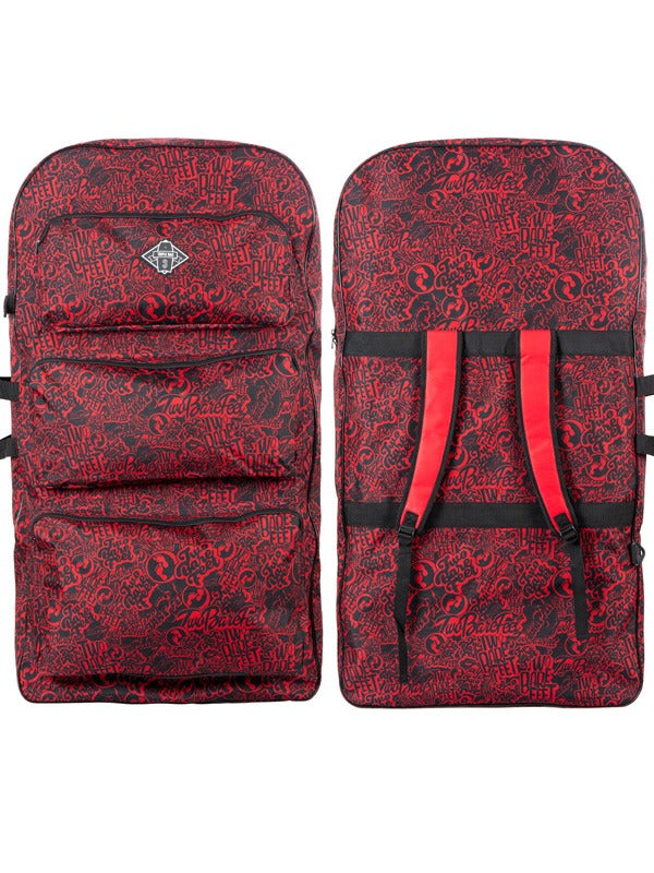 Two Bare Feet 42" Future Print Triple Bodyboard and Bag Bundle (Choice of 33", 37", 42")