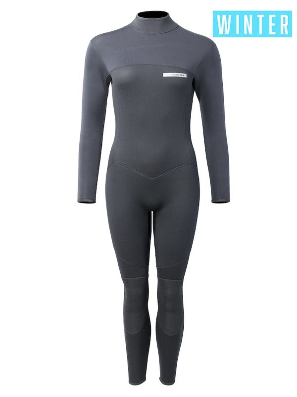 Thunderclap 5/4mm Womens Winter Wetsuit (Black)-XS