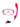 Two Bare Feet Adult Silicone Dry Top Snorkel & Mask Set 1 (Pink)