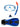 Two Bare Feet Adult Silicone Mask, Snorkel & F70 Fins 3 Piece Set 1 (Blue)