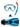 Two Bare Feet Adult Silicone Mask, Snorkel & F70 Fins 3 Piece Set 2 (Aqua)