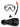Two Bare Feet Adult Silicone Mask, Snorkel & F70 Fins 3 Piece Set 2 (Black)