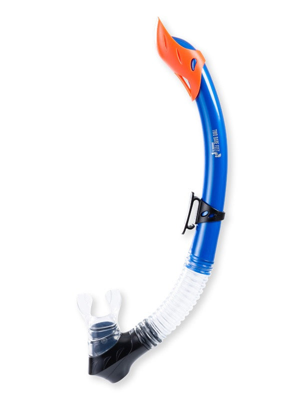 Two Bare Feet Junior Silicone Snorkel (Blue)
