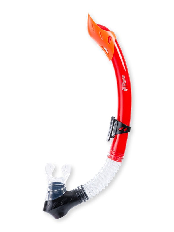 Two Bare Feet Junior Silicone Snorkel (Red)