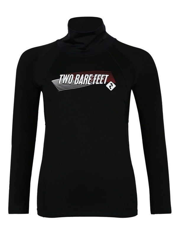 Two Bare Feet Unisex Long Sleeve Thermal Rash Vest (Black)