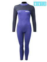 Thunderclap 5/4mm Womens Winter Wetsuit (Navy)-XS