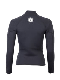 Two Bare Feet Unisex Perspective Half Zip 2.5mm Wetsuit Jacket & Pants Set (Black)