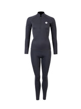 Two Bare Feet Unisex Perspective Half Zip 2.5mm Wetsuit Jacket & Pants Set (Black)