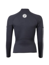 Two Bare Feet Unisex Perspective Half Zip 2.5mm Wetsuit Jacket & Pants Set (Black/Grey)
