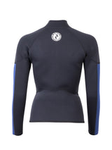 Two Bare Feet Unisex Perspective Full Zip 2.5mm Wetsuit Jacket & Pants Set (Black/Blue)