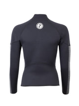 Two Bare Feet Unisex Perspective Half Zip 2.5mm Wetsuit Jacket & Shorts Set (Black/Grey)