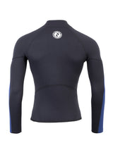 Two Bare Feet Perspective Half Zip 2.5mm Wetsuit Jacket & Pants Set (Black/Blue)