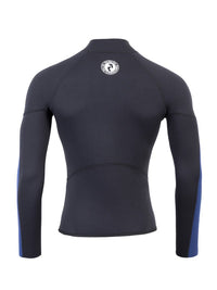Two Bare Feet Perspective Half Zip 2.5mm Wetsuit Jacket & Pants Set (Black/Blue)
