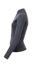 Two Bare Feet Unisex Perspective Full Zip 2.5mm Wetsuit Jacket (Black)