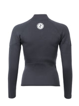 Two Bare Feet Unisex Perspective Full Zip 2.5mm Wetsuit Jacket (Black)