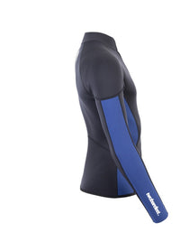 Two Bare Feet Perspective Full Zip 2.5mm Wetsuit Jacket (Black/Blue)